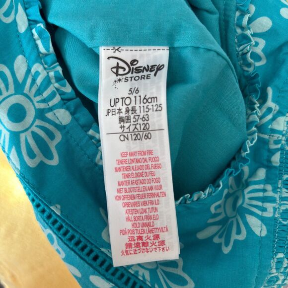 Disney Store Frozen Princess Elsa One Piece Fully Lined Romper Girl's Size 5-6 - Picture 5 of 6